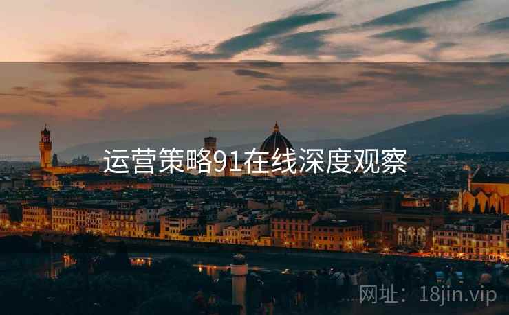 运营策略91在线深度观察