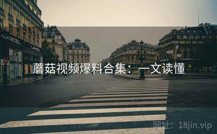 蘑菇视频爆料合集：一文读懂