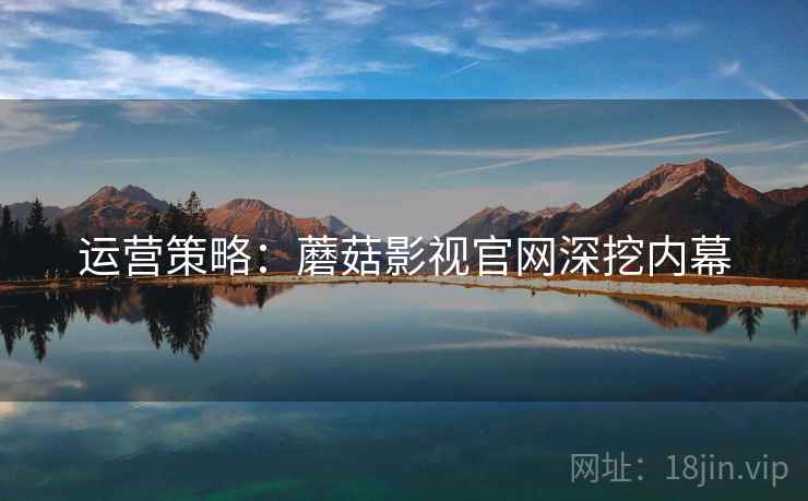 运营策略：蘑菇影视官网深挖内幕
