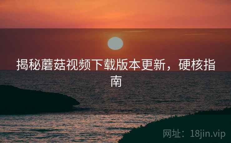 揭秘蘑菇视频下载版本更新，硬核指南